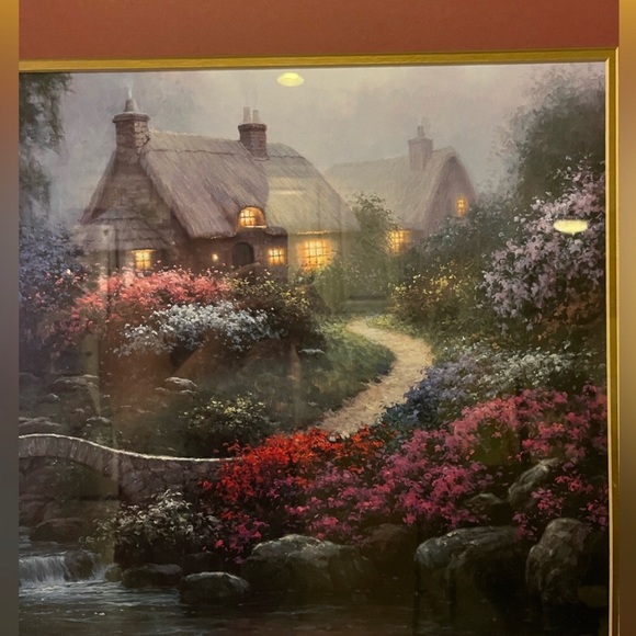 NEW WITH TAGS Thomas Kinkade Framed Print 30.5x40.25” - Picture 2 of 5